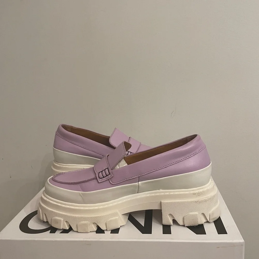 Ganni Orchid Blossom Chunky Loafer size 39(9) - Picture 5 of 7